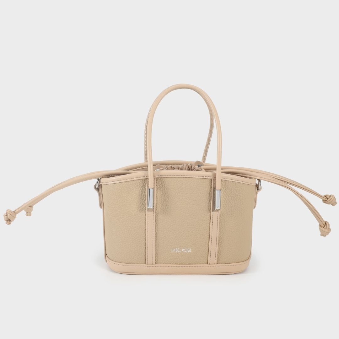 Borsa a Mano Lea Beige di Label Rose Borsa a Mano Lea Beige