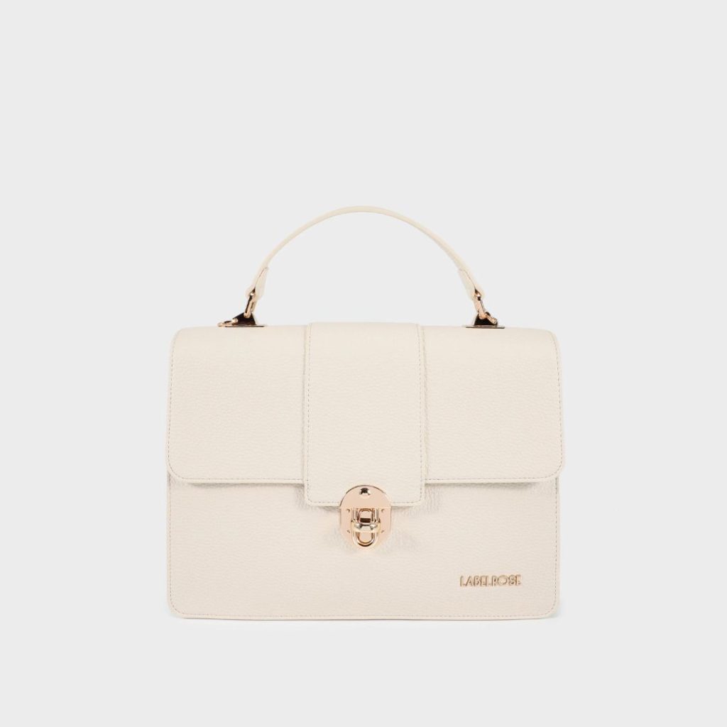 Borsa a mano JACQUELINE BIG - PANNA