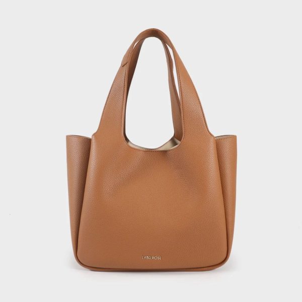 Borsa a Mano Daisy Big Cuoio di Label Rose